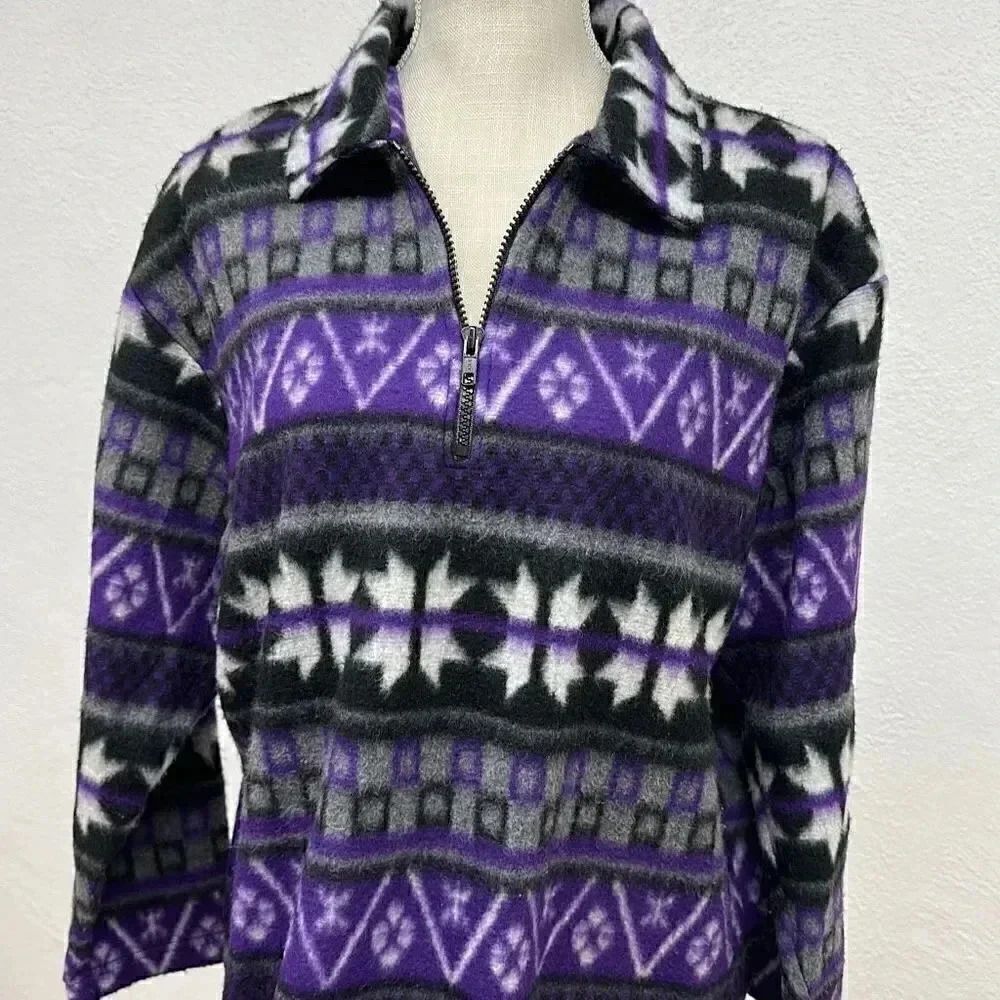 Vintage Forenza Quarter Zipper Fleece